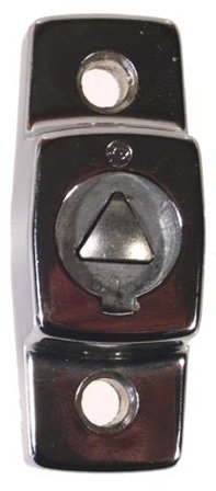 ASSA Fix 805-43 Sikkerhedsanordning Sprint 43 mm, blank krom, Vinduer