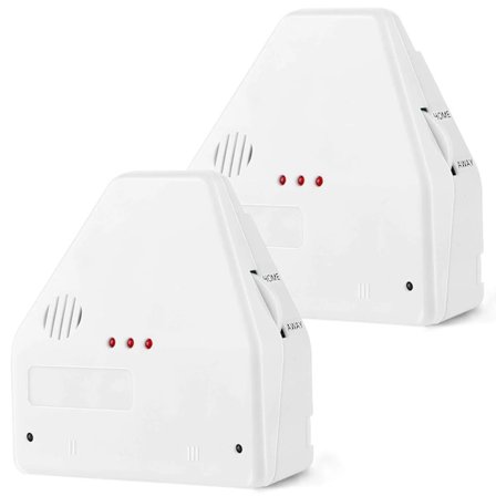 2 stk. Klapplyd Aktivert Bryter, Stemme Lys Klapper Kontroll Bryter Trådløs Vegg Lyd Aktivert Bryter Kontroll for Soverom Kjøkken Stue Loft TV 