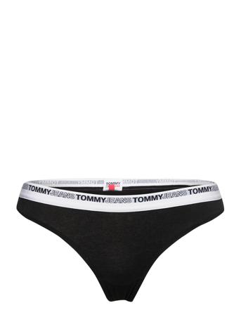 Thong Stringtrosa Underkläder Svart Tommy Hilfiger