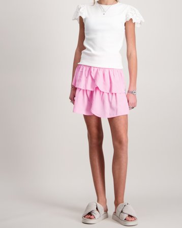 VERO MODA VMEMMA SMOCK LAYER SKIRT WVN GIRL Rose Jupes Fille - Kids Brand Store