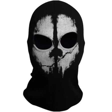Halloween Mask Film Krigsspel Anrop Kommendant Fest Mask Unisex Balaclava Mask Cosplay Spöken Skalle Mask Huvudbonad