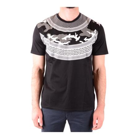 Neil Barrett, T-Shirt Zwart, Heren, Maat:L
