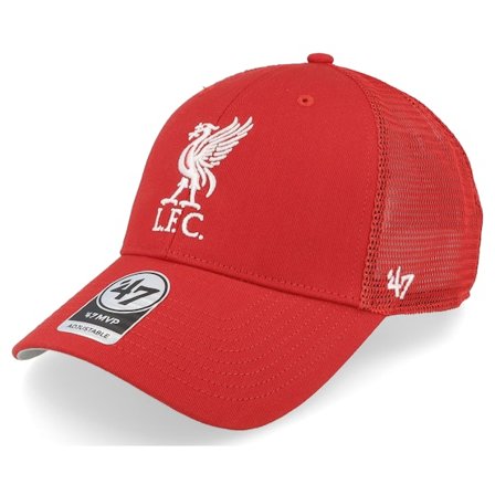 47 Brand - Football Rouge trucker Casquette - Liverpool Branson 47 Mvp Red Trucker @ Hatstore