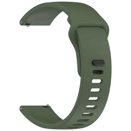 22mm Silikon Armbandsrem för Samsung Huawei Garmin Xiaomi Universal Mörkgrön