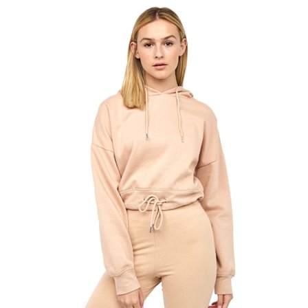 Juice Womens/Ladies Danica 2 Crop Hoodie M New Stone