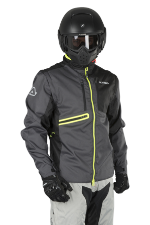 Endurojacke Acerbis One Schwarz/Gelb L
