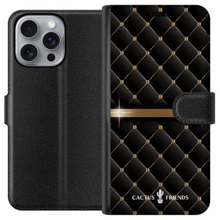 Kompatibel Tegnebogsetui til Apple Apple iPhone 16 Pro Max Cactus and Friends – NightQuilt