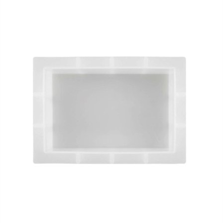 Fotoram Form Rektangel Bild Silikon Hjärta Form Kristall Harts Form för Hemmakontor Dekoration DIY Hantverk