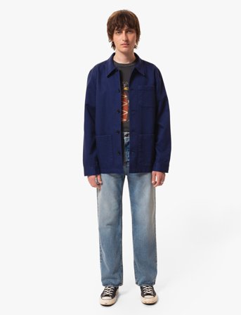 Nudie Jeans Barney Worker Jacket - Blue - S