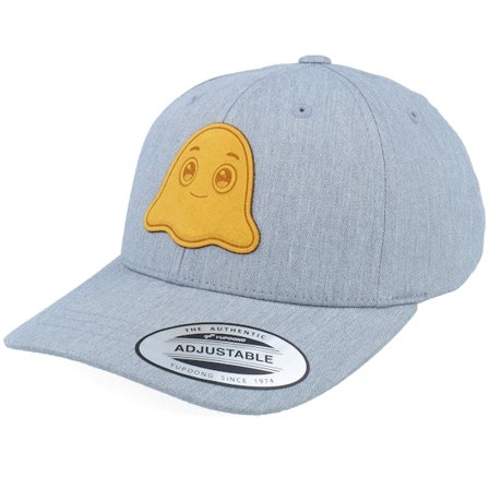 Kinder Kiddo Cap - Grau adjustable Cap - Kinder Cute Blob Character Engraved Patch Heather Grey Adjustable @ Hatstore