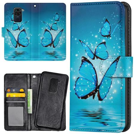 Xiaomi Redmi Note 9 - Lompakkokotelo/Kuoret Hohdokkaat Perhoset