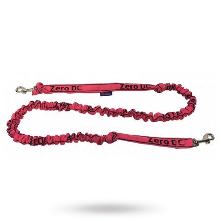 Zero DC - ZERO DC ELASTISK DRAGLINA ROSA - UPP TILL 10 KG - 2.7 M - Hundkoppel