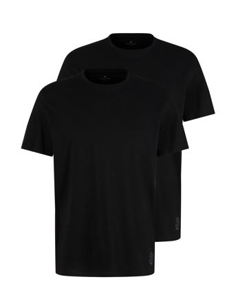 Double Pack T-shirts Short-sleeved Svart Tom Tailor