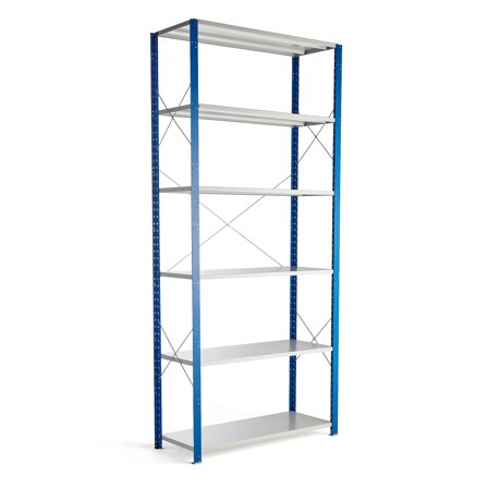 Regalsystem MIX, Grundmodul, 3000 x 1300 x 500 mm