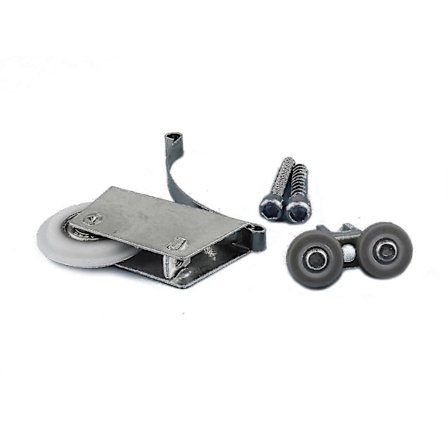 Garderobeskab Skydedør Hjul Ruller Kraftig Lydløs Vindue Møbelbeslag