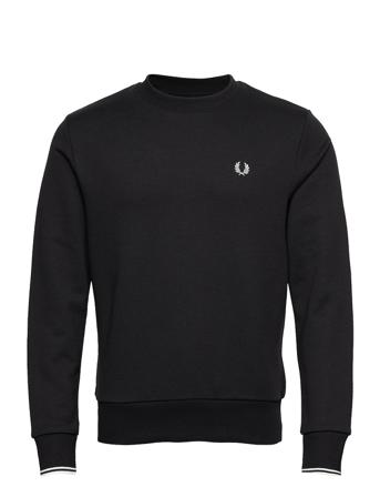 Crew Neck Sweatshirt Svetari Collegepaita Musta Fred Perry