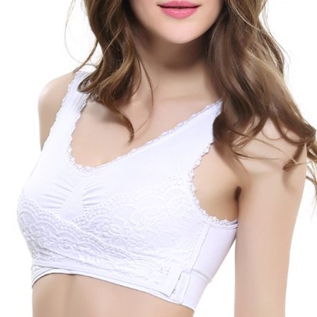 Womens Ladies Yoga Sports Sleep Comfort Vest Bras Full Cup Top - high quality