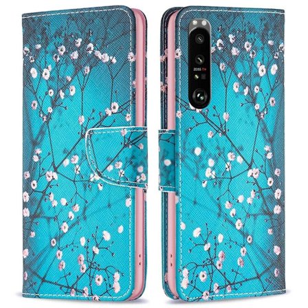 Wonderland Sony Xperia 1 III flip kuoret - Talvi Makea