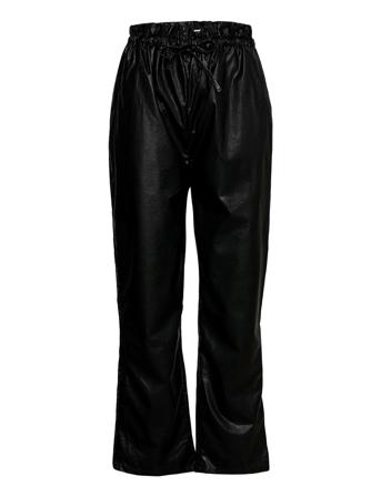 Vera Pu Trousers Black Gina Tricot