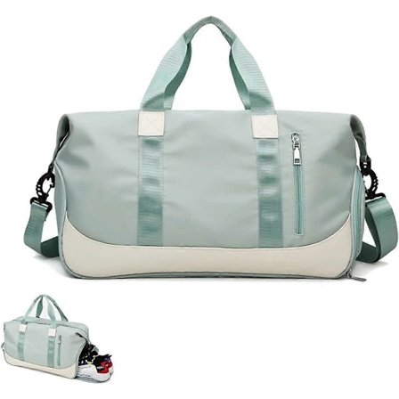 1 stk. Gym Sportstaske Duffel Bag med Skorum, Vandtætte Rejse Duffel Tasker