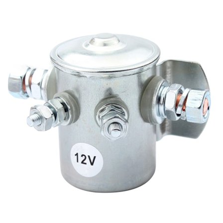 Elektrisk vinsch solenoidmotor startrelä 12V 150A 4 terminaler för 1114208/1114218 SWX-88 golfvagn