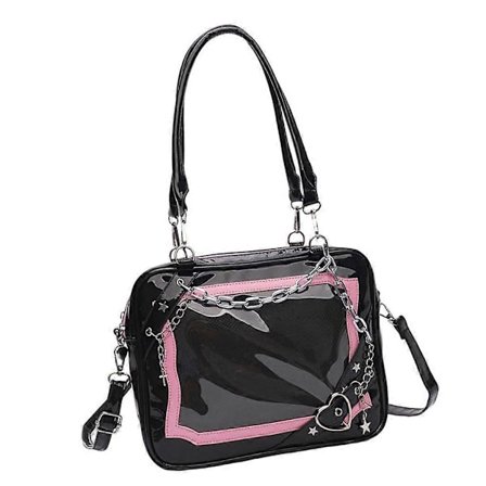 Trendy Itabag Klar Skuldertaske Japansk Stil Crossbody Taske Pin Display Taske