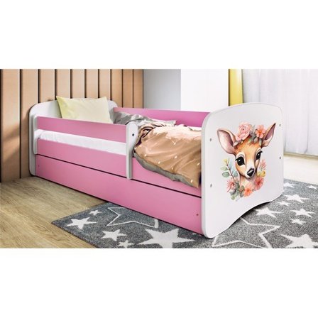 Kocot Kids Barnsäng - Babydreams Rosa Med Låda - Bambi 160x80 Cm - Litenleker