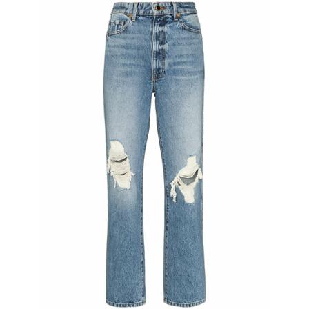 Khaite jeans , Blauw , Dames , Maat: W29