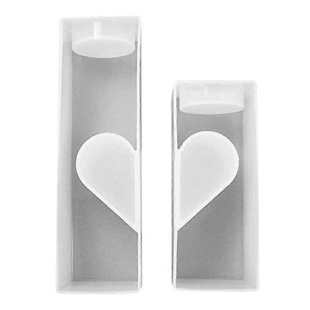 Schabloner Hantverk Resin Ljusstake Ljusstake Gjutformar Kristall Ljusstake Form Ljustillverkning Formar