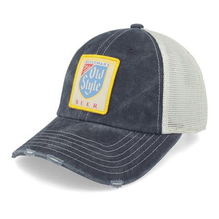 American Needle - Blå trucker Caps - Old Style Orville Stone Navy Trucker @ Hatstore