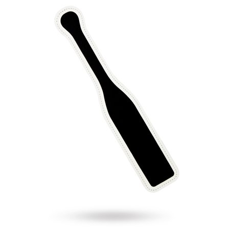 Vuxen: Glow-in-the-Dark Paddle Vegansk Læder - Hvid/Sort