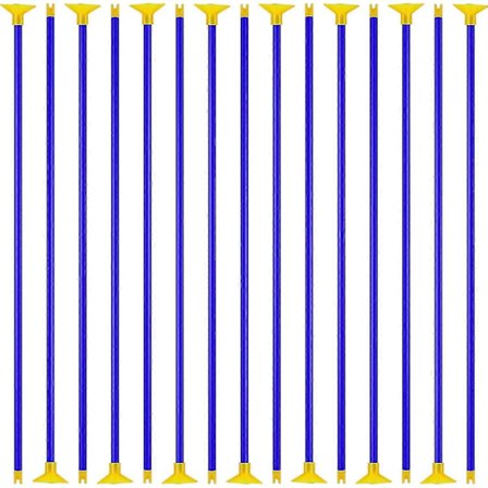 Erstatnings-sugekopp-piler, til bueskytingsett for barn, lett, blå (20-pakning)