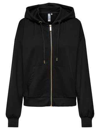 Onpfey Hood Fz Ls Reg Brush Swt Black Only Play