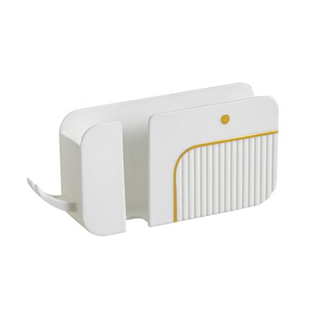 Veggmontert Oppbevaringsboks TV Fjernkontroll Mobiltelefon Lading Holder Beholder Husholdning Kontor Hotell Soverom Stativ