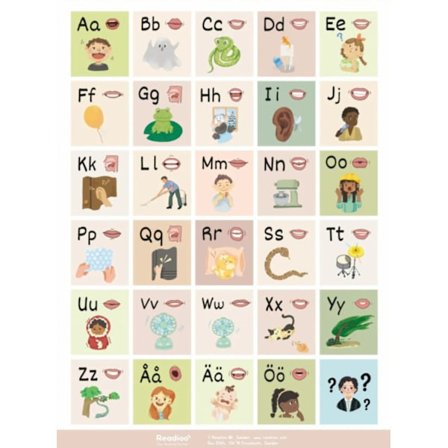 Poster: Ljuda bokstaven — Readioo 7350166990176