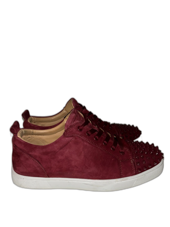 Christian Louboutin Vin Röda skor med spikar