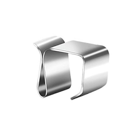 50 stk./sæt Holdbare tagrendeklips til lyskæder Kraftige metalbøjler Lysmontering til hjemmefestdekoration