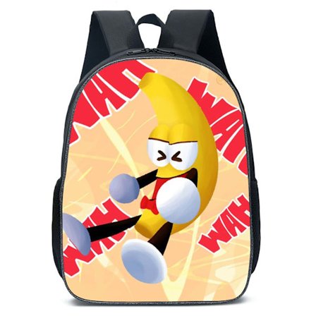 Elevs skolväska spade Hjärnspel Roblox pusselspel grundskola skolväska ryggsäck för barn - pusselspel frukt munk D6-06