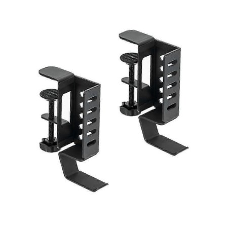 Pöydän sivussa oleva pystysuuntainen kannettavan tietokoneen teline, poraamaton kannettavan tietokoneen pöytäteline, roikkuva kannettavan tietokoneen 