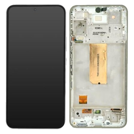 Heltäckande Skärm - Samsung - A54 5G - Super AMOLED 6.4 tum - Vit Chassi - 100% Original