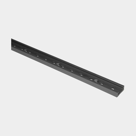 Ronstan svart C-skena 19 mm L-446 mm