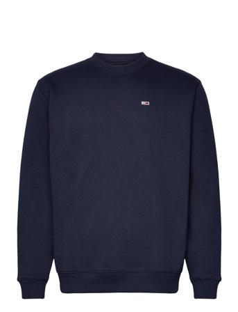 Tommy Jeans Tjm Reg S Flag Crew Marinblå