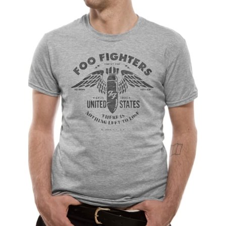The Foo Fighters - Stencil Grey T-Shirt
