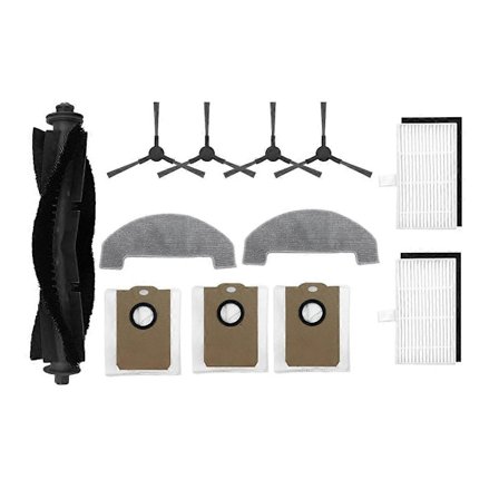 Pääharjan sivuharjan pölypussin moppiliinan sarja robotti-imurin lisävarusteet