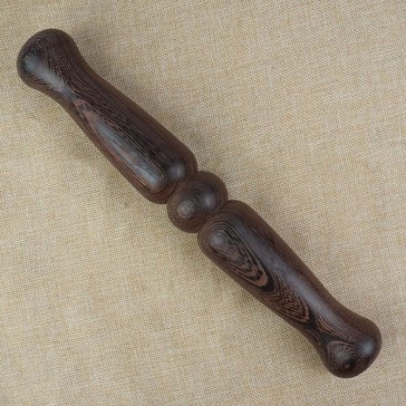 1-Pack Tai Chi Linjal Massivt Trä Tai Chi Pinne Kung Fu Träningsutrustning (Brun) [YJD] Brun 33X5CM