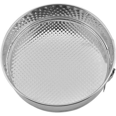 18 cm rund kakeform i rustfritt stål med slippbelegg og avtakbar bunn (7 tommer)