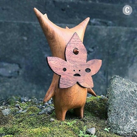 Træ Korok Statue Håndværksdekoration Spilelskere Zelda Breath Of The Wild (FMY)