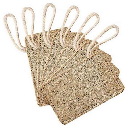 6 stk Naturlig Loofah Luffa Svamp Oppvaskbørste Skrubber Kjøkkenredskaper Rengjøringsmiddel Oppvask Loofah