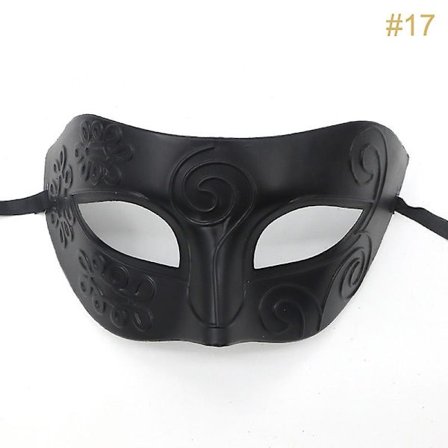1 st Maskeradmask Halloween Kostym Mask Dam Herr Maskerad N17