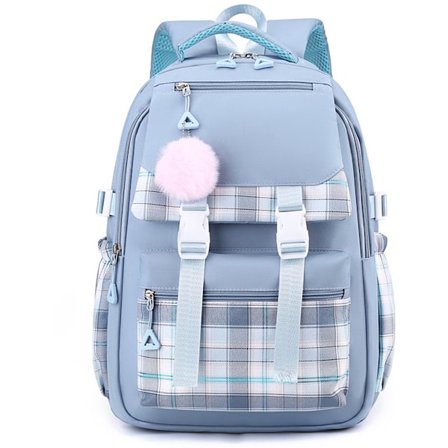 Skolesekk for jenter - Utendørs ryggsekk - Ungdomsskolesekk - Ryggsekk - Rosa - Luksusryggsekk